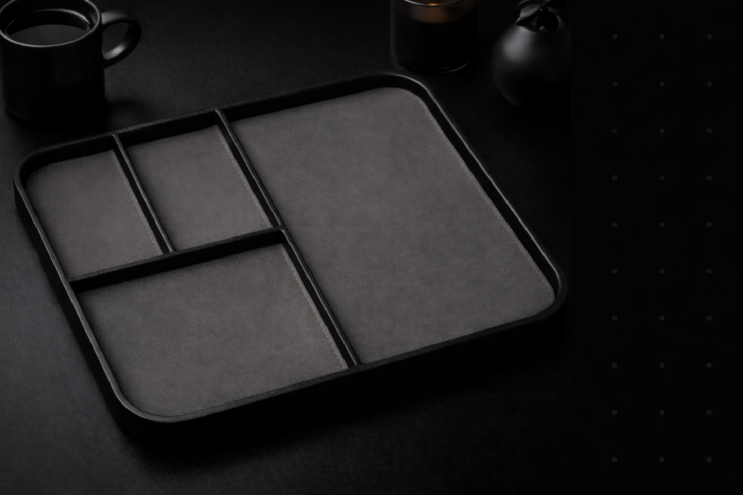 Zenit Desk™ Desk organizer in soft leather