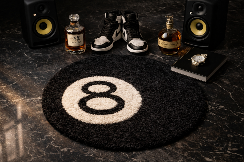 Black Luck™ Billiard Rug