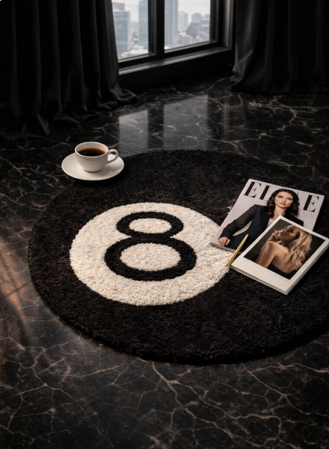 Black Luck™ Billiard Rug
